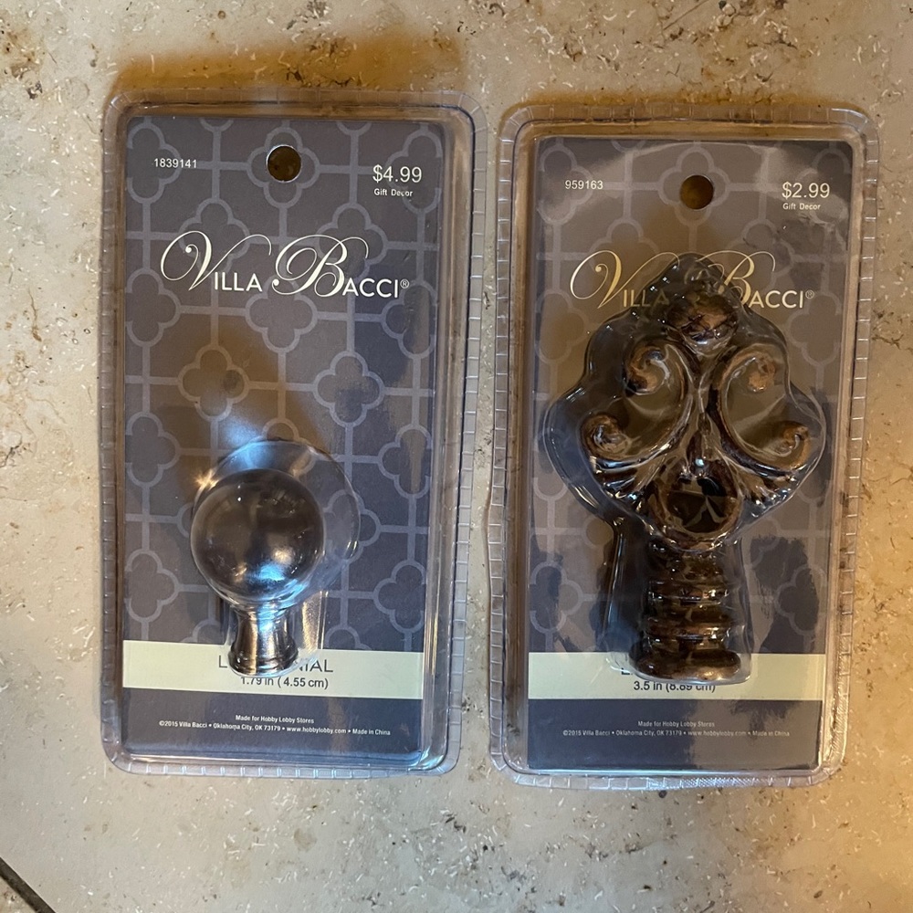 Lamp Finial x 2